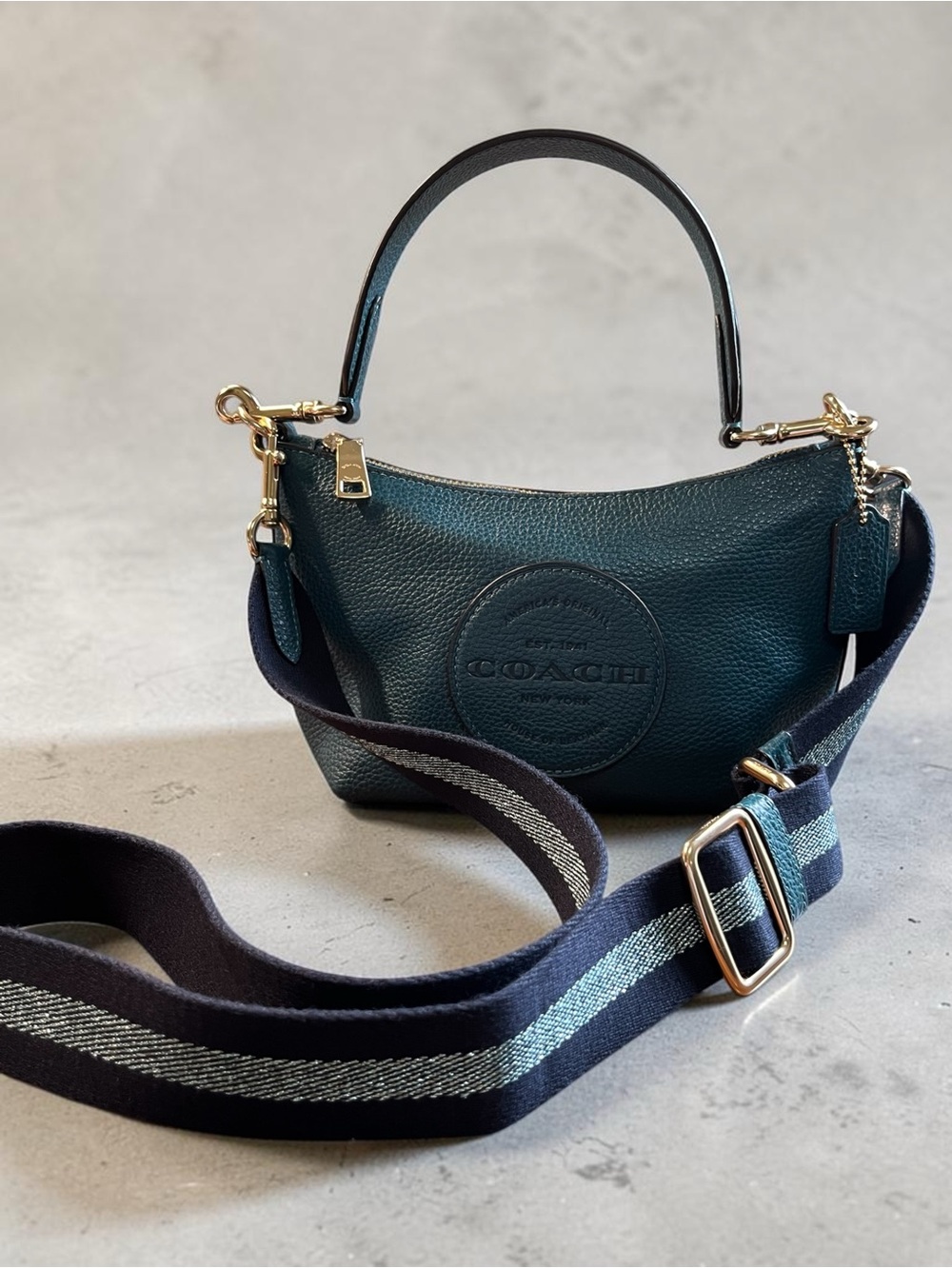 Coach leather Dempsey crossbody/shoulder bag